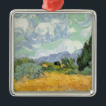 Vincent van Gogh | Wheatfield mit Zypressen, 1889 Ornament Aus Metall<br><div class="desc">Wheatfield mit Zypressen,  1889% pipe% durch Kunst-Standort Vincent van Goghs |: National Gallery,  Bild-Sammlungs-Zahl Londons,  Großbritannien | niederländische Künstler-|: BAL3585</div>