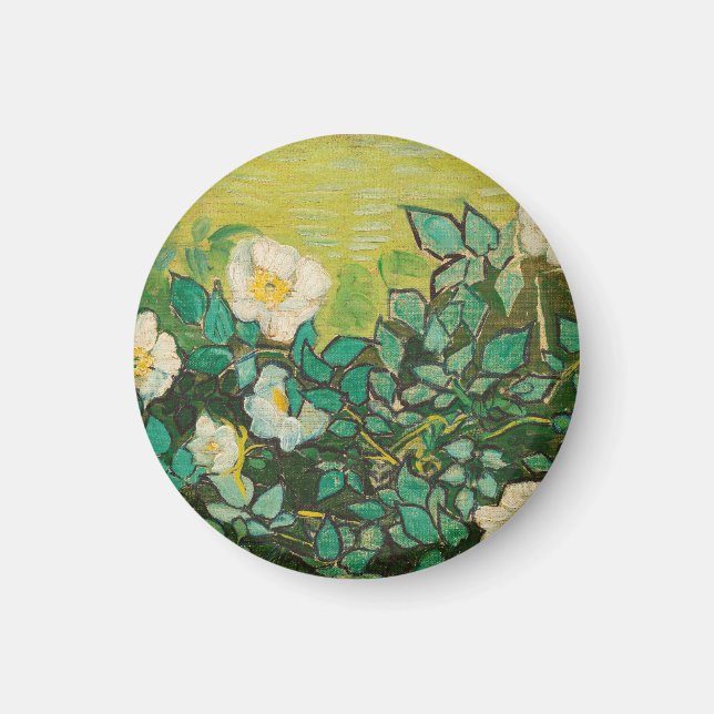 Vincent Van Gogh Wild Rose Kunst und Kunst Magnet (Vorne)