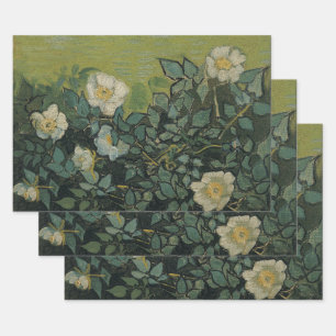 Vincent van Gogh - Wilde Rosen Geschenkpapier Set