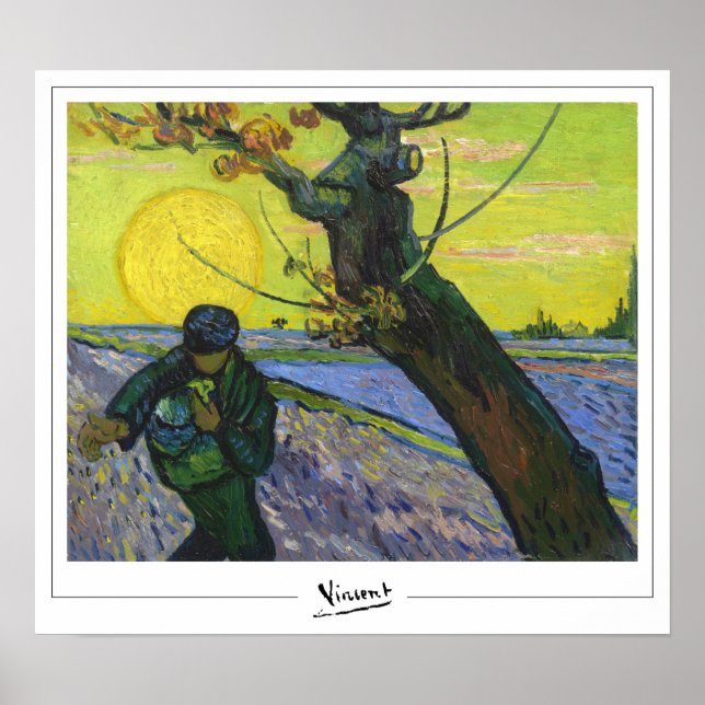 Vincent Van Gogh Zedign Art Poster #18-3 (Vorne)