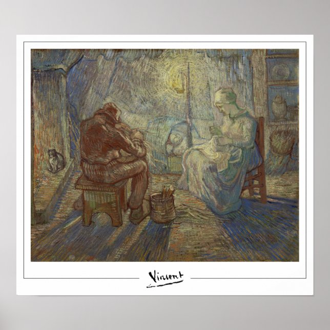 Vincent Van Gogh Zedign Art Poster #26-2 II  (Devant)