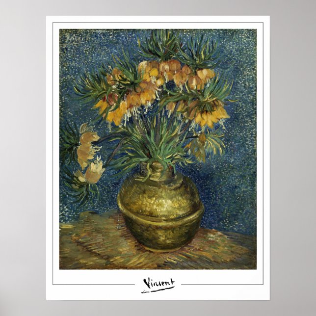Vincent Van Gogh Zedign Art Poster #2-3 (Vorne)
