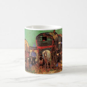 Vincent van Gogh - Zigeunerlager Wagenburgen Kaffeetasse