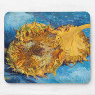 Vincent van Gogh - Zwei abgeschnittene Sonnenblume Mousepad