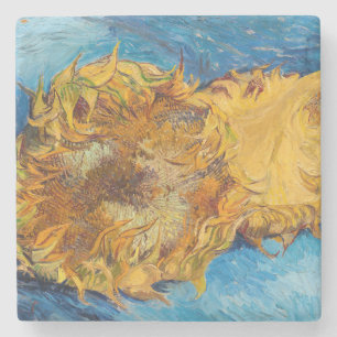 Vincent van Gogh - Zwei abgeschnittene Sonnenblume Steinuntersetzer