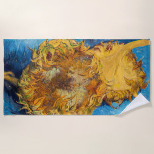 Vincent van Gogh - Zwei abgeschnittene Sonnenblume Strandtuch