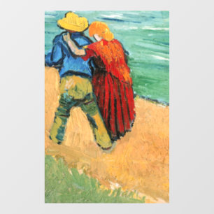 Vincent van Gogh - Zwei Liebhaber Fensteraufkleber