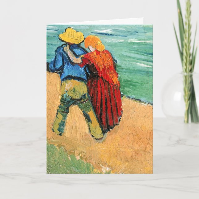Vincent van Gogh - Zwei Liebhaber Karte (Vorderseite)