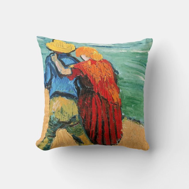 Vincent van Gogh - Zwei Liebhaber Kissen (Vorderseite)