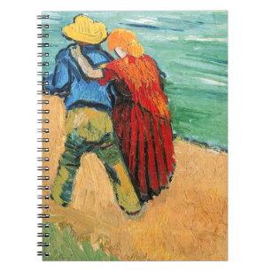 Vincent van Gogh - Zwei Liebhaber Notizblock