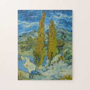 Vincent Van Gogh, zwei Poplars in den Alpen