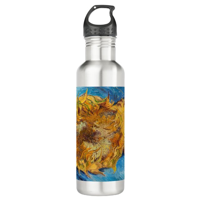 Vincent van Gogh - Zwei Schnittblumen Edelstahlflasche (Vorderseite)