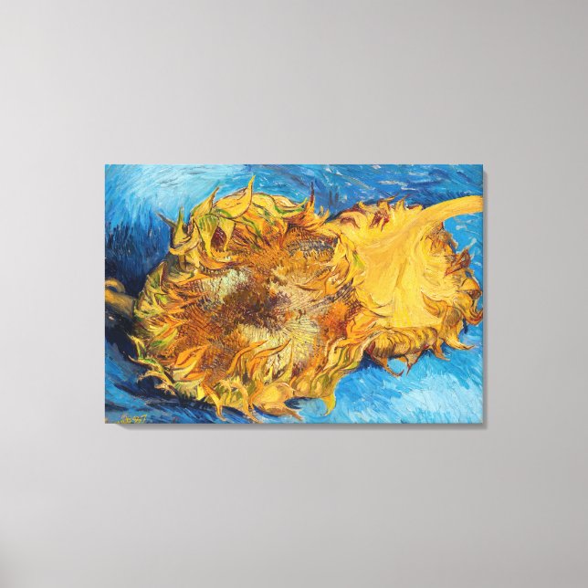 Vincent van Gogh - Zwei Schnittblumen Leinwanddruck (Vorderseite)