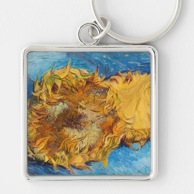 Vincent van Gogh - Zwei Schnittblumen Schlüsselanhänger (Vorne)