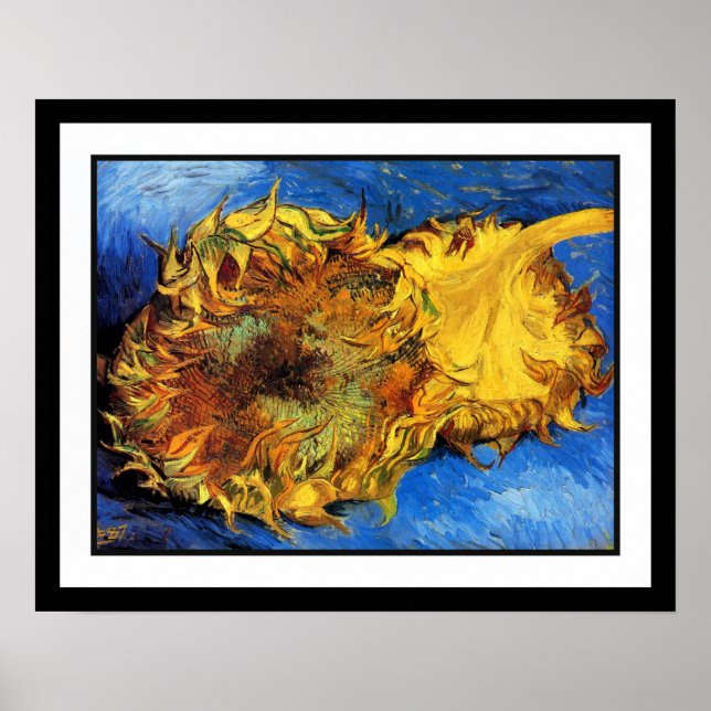 Vincent Van Gogh - Zwei Schnittblumen - schöne Kun Poster (Vorne)