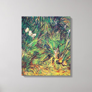 Vincent Van Gogh - Zwei weiße Schmetterlinge Fine  Leinwanddruck