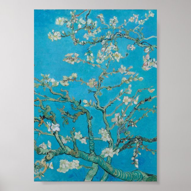 Vincent Van Gogh - Zweig with Almond Blossom Poster (Vorne)