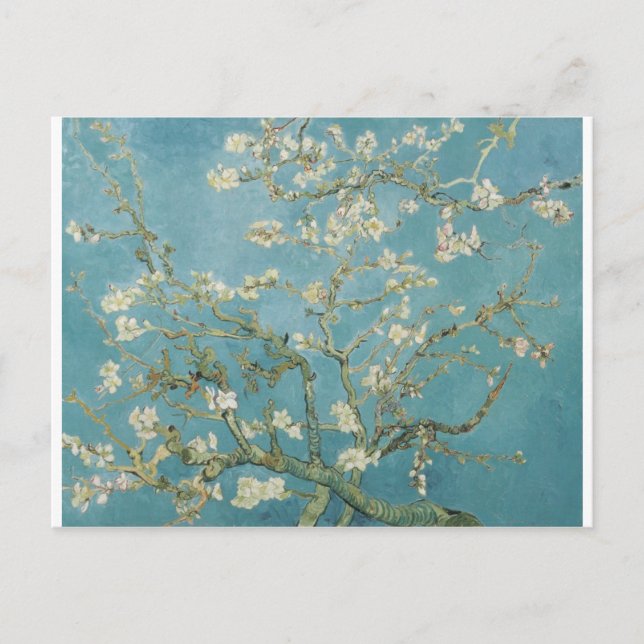 Vincent Van Gogh Zweige von Almond Tree Postkarte (Vorderseite)