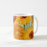 Vincent Van Gogh Zwölf Sonnenblumen in einer Vase  Kaffeetasse<br><div class="desc">Vincent Van Gogh Zwölf Sonnenblumen in einer Vase Kunst</div>