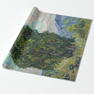 Vincent van Gogh - Zypressen Geschenkpapier