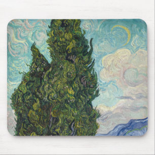 Vincent van Gogh - Zypressen Mousepad