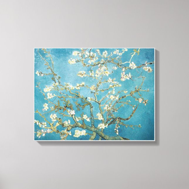 Vincent van Gogh's Almond blossom (1890) Leinwanddruck (Vorderseite)