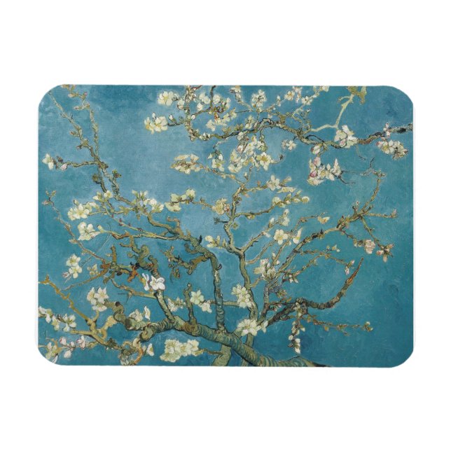 Vincent van Gogh's Almond blossom (1890) Magnet (Horizontal)