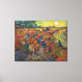 Vincent van Gogh's Der rote Weingarten Leinwanddruck