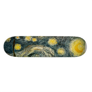 Vincent van Goghs die sternenklare Nacht (1889) Skateboard