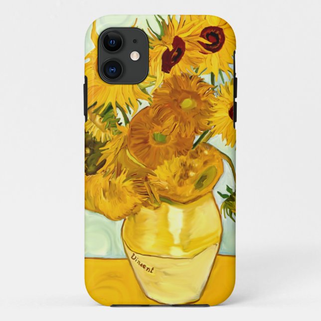 Vincent van Goghs gelbe Sonnenblume, die 1888 malt Case-Mate iPhone Hülle (Rückseite)