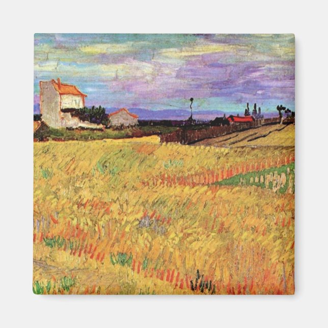 Vincent van Goghs Gemälde, Weizenfeld, Magnet (Vorne)