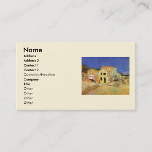 Vincent van Goghs Haus in Arles Visitenkarte