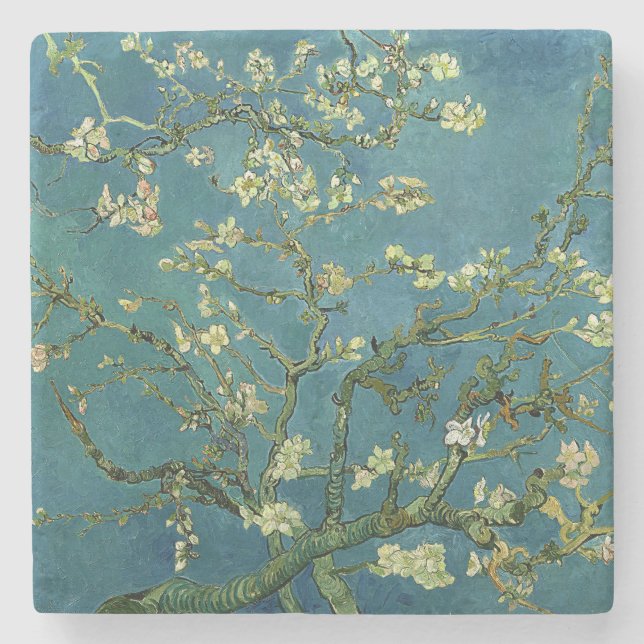 Vincent van Goghs Mandel-Blüte Steinuntersetzer (Vorderseite)