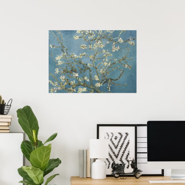 Vincent van Goghs Mandelblüte (1890) Poster (Heimbüro)