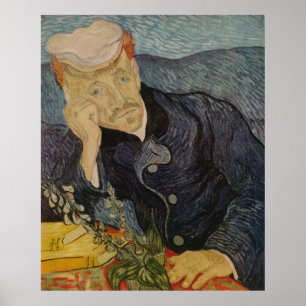 Vincent van Gogh's Portrait von Dr. Gachet (1890) Poster