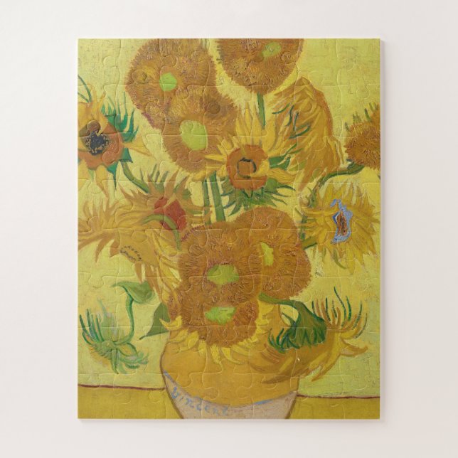 Vincent van Gogh's Sonnenblumen (1888) (Vertikal)