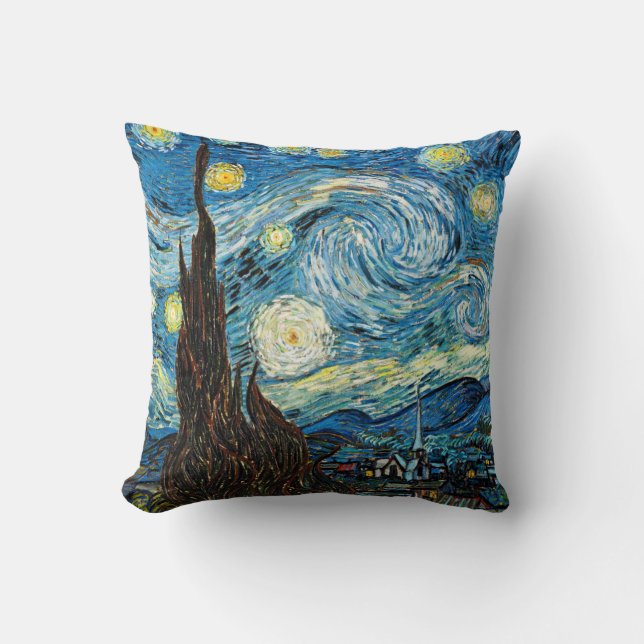 Vincent Van Gogh's Starry Night Kissen (Vorderseite)