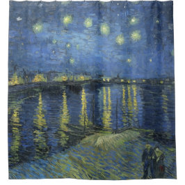 Vincent van Gogh's Starry Night Over the Rhone Duschvorhang