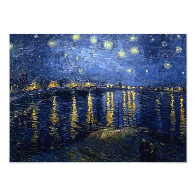 Vincent van Gogh's Starry Night Over the Rhone Fotodruck (Vorne)