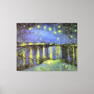 Vincent van Gogh's Starry Night Over the Rhone Leinwanddruck