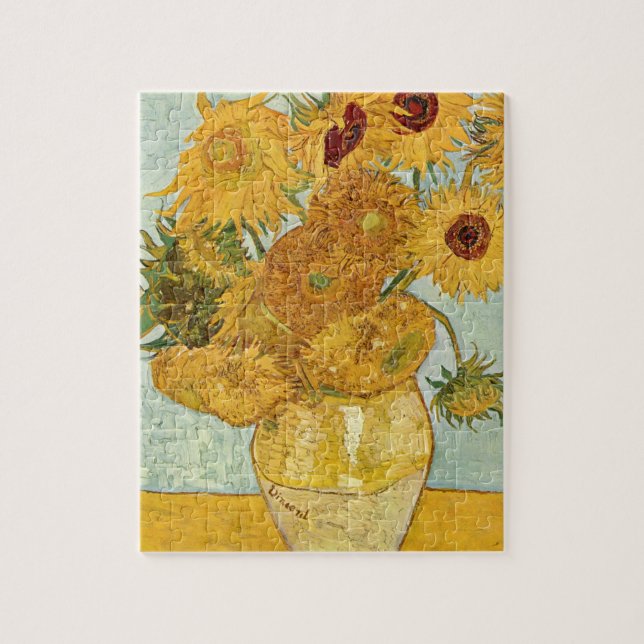 Vincent van Gogh's Stilleben mit 12 Sonnenblumen (Vertikal)