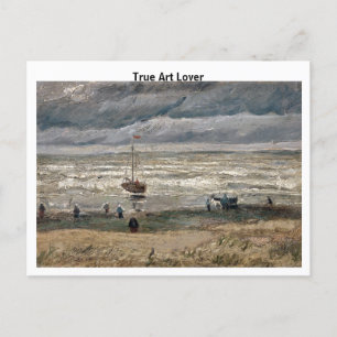 Vincent van Goghs Strand von Scheveningen Postkarte
