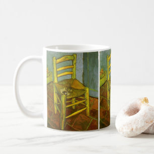 Vincent van Goghs Stuhl mit seiner Pfeife Kaffeetasse