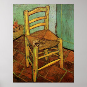 Vincent van Goghs Stuhl mit seiner Pfeife Poster
