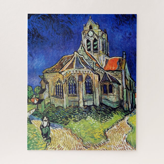 Vincent van Gogh's The Church in Auvers (Vertikal)