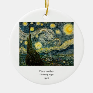 Vincent van Gogh's The Starry Night (1889) Keramikornament