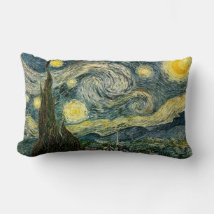 Vincent van Gogh's The Starry Night (1889) Lendenkissen