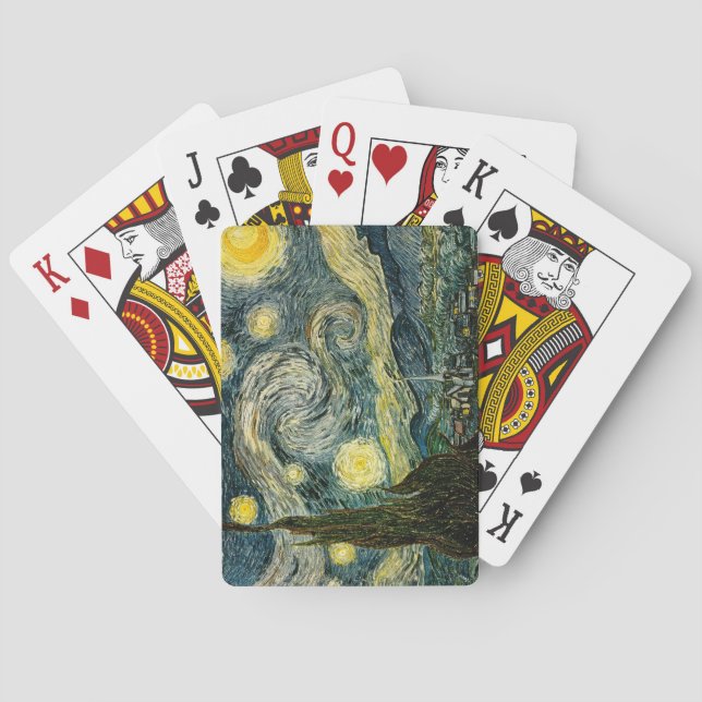 Vincent van Gogh's The Starry Night (1889) Spielkarten (Rückseite)