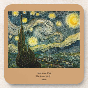 Vincent van Gogh's The Starry Night (1889) Untersetzer