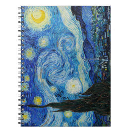 Vincent Van Gogh's The Starry Night Notizblock
